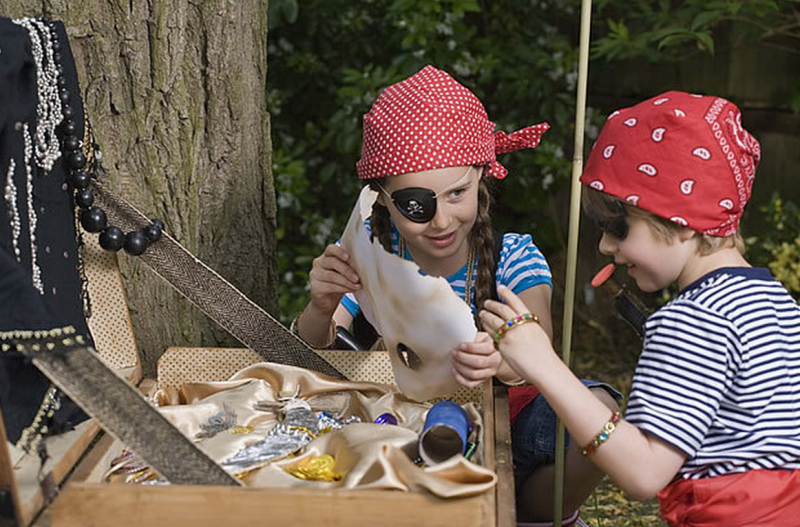 caccia al tesoro bimbi pirati