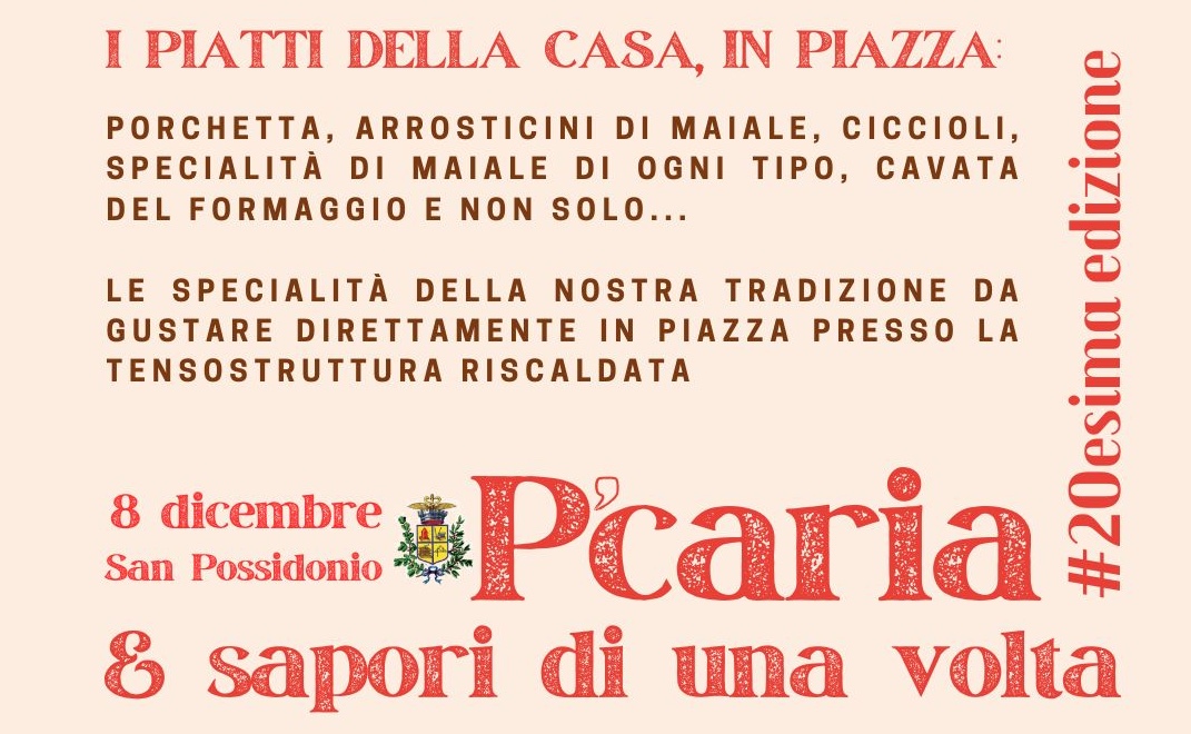 Pcaria... sapori di una volta